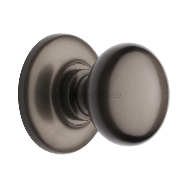 Heritage Brass Victorian Centre Door Knob Design 3 Matt Bronze Finish
 - V901-MB - Choice Handles