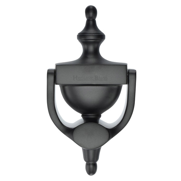 Heritage Brass Urn Knocker 7 1/4 Matt Black finish
 - V910 195-BKMT - Choice Handles