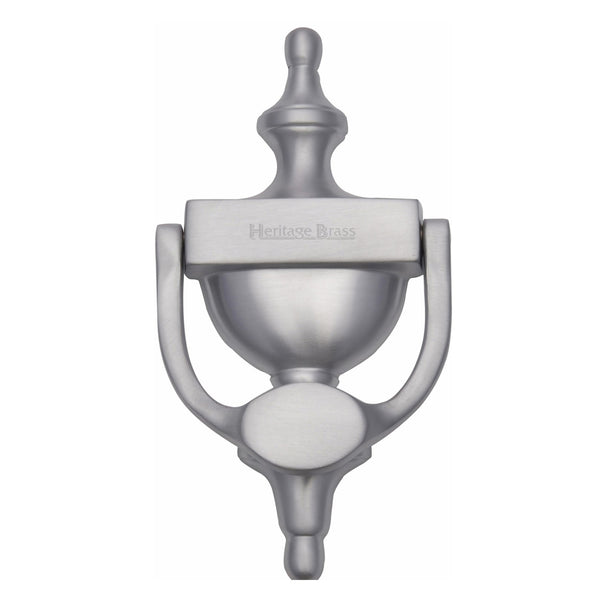 Heritage Brass Urn Knocker 7 1/4 Satin Chrome finish
 - V910 195-SC - Choice Handles