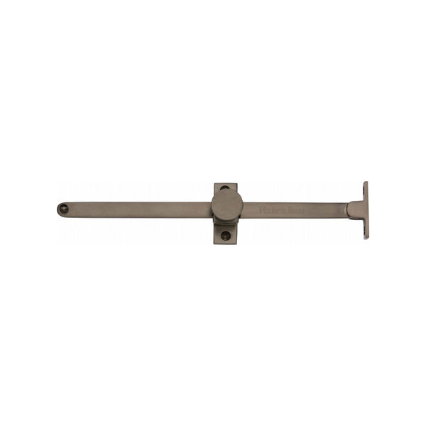 Heritage Brass Casement Stay Sliding Design 10" Antique Finish - V991 10-AT - Choice Handles