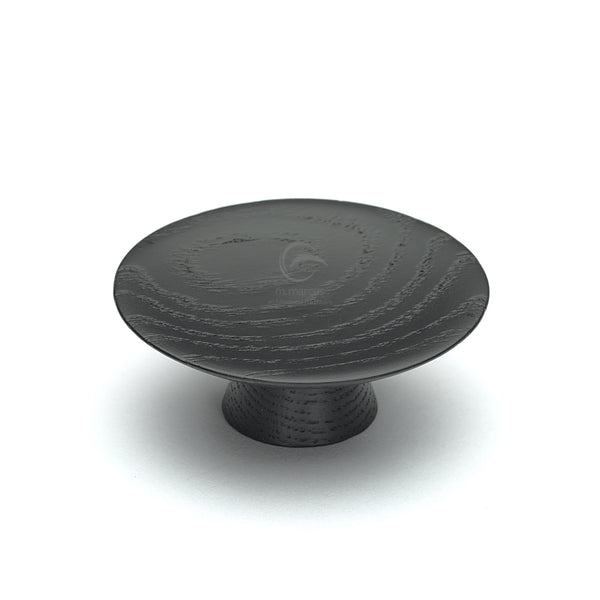 Wooden Cabinet Knob Olympia Design 50mm Black Ash Finish
 - W4343-50-ASH - Choice Handles