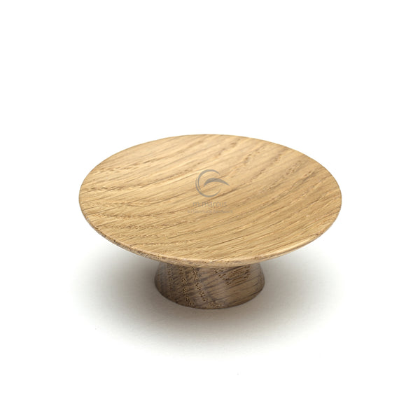 Wooden Cabinet Knob Olympia Design 50mm Oak Finish
 - W4343-50-OAK - Choice Handles