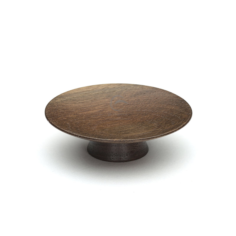 Wooden Cabinet Knob Olympia Design 50mm Walnut Finish
 - W4343-50-WAL - Choice Handles