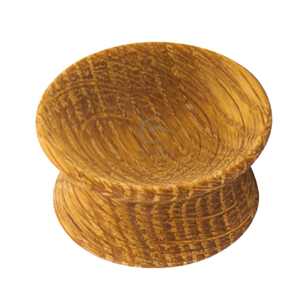 Wooden Cabinet Knob Yoyo Design 65mm Oak Finish
 - W4415-65-OAK - Choice Handles