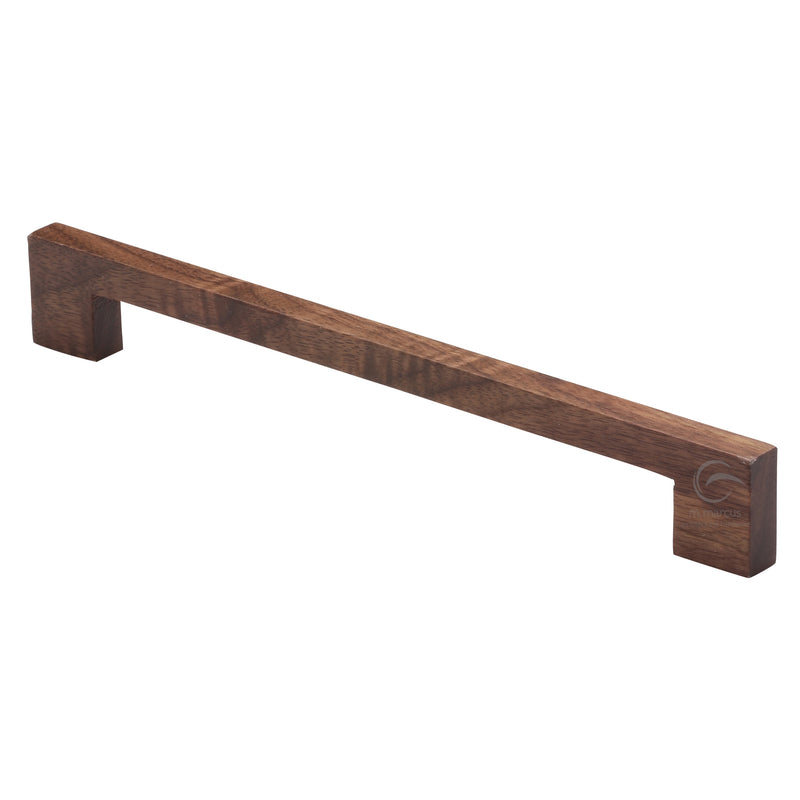 Wooden Cabinet Pull Handle Urban Design 224mm Walnut Finish
 - W7490-224-WAL