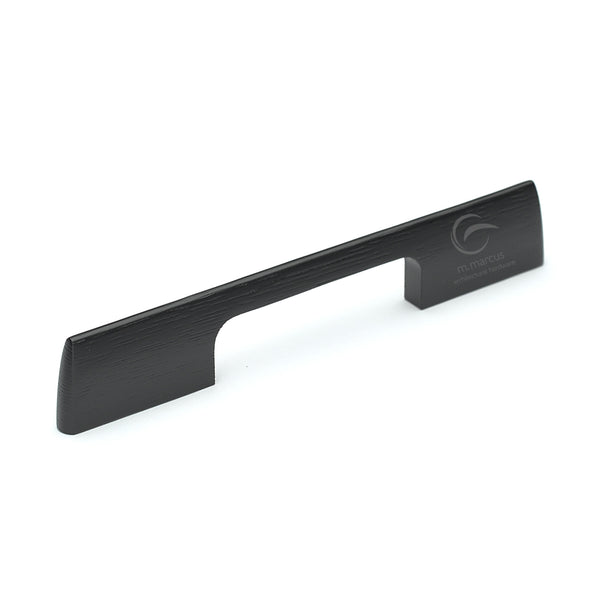 Wooden Cabinet Pull Handle Slim Metro Design 160mm Black Ash Finish
 - W7791-160-ASH