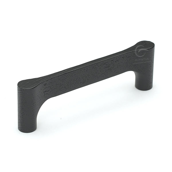 Wooden Cabinet Pull Handle Gio Design 128mm Black Ash Finish
 - W7827-128-ASH