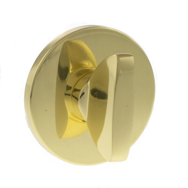 Tupai Exclusivo 5S Line WC Turn and Release *for use with ADBCE* on 5mm Slimline Round Rose - Polished Brass - XTWCR5SPB