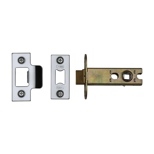 York Architechtural Tubular Latch 3" Polished Chrome finish - YKAL3-PC&PN