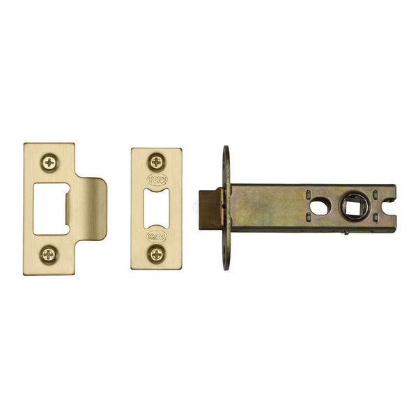 York Architectural Tubular Latch 4" Satin Brass Finish - YKAL4-SB