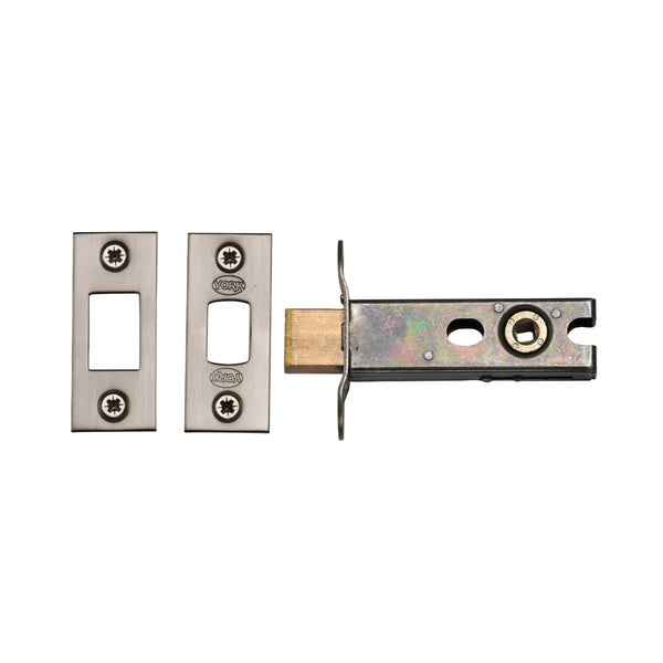 York Architectural Tubular Bathroom Deadbolt 3" Satin Chrome/Nickel Finish - YKBDB3N-SN&SC