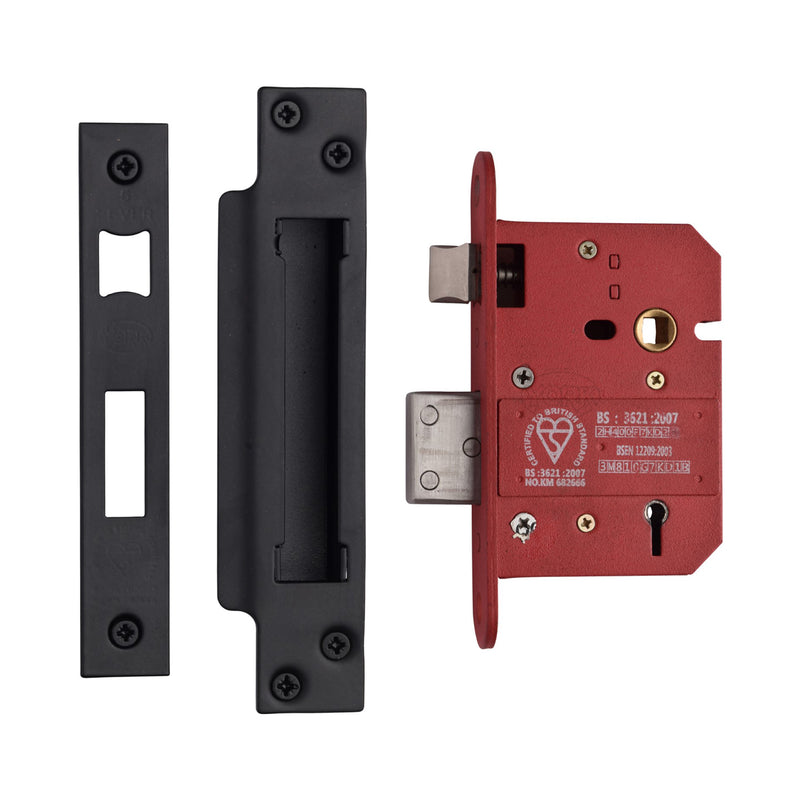 3 Lever Sash Lock 3 Matt Black finish
 - YKSL33N-BLK