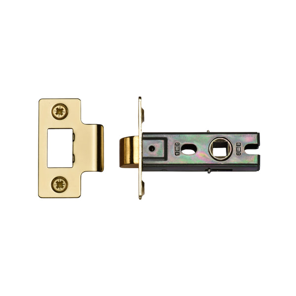 York Tubular Latch 2 1/2" Polished Brass finish - YKTL2N-PB