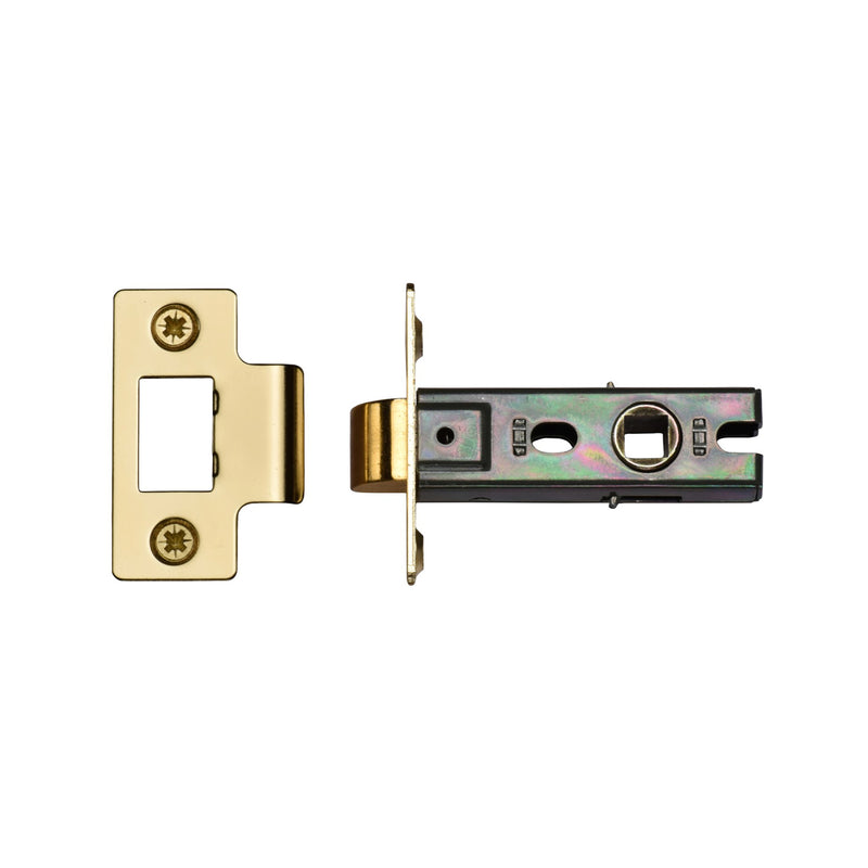 York Tubular Latch 2 1/2" Polished Brass finish - YKTL2N-PB