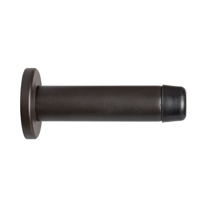 Carlisle Brass - Cylinder Pattern Door Stop - with Rose - Matt Bronze - AA21MBRZ - Choice Handles