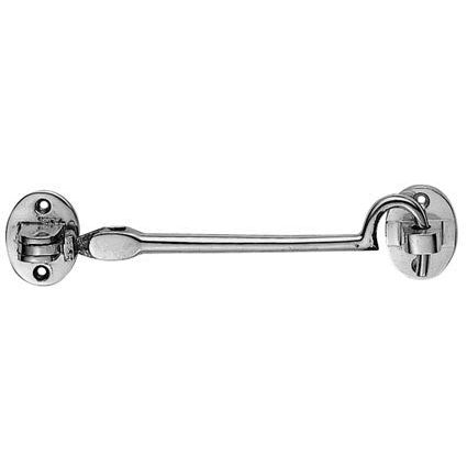 Carlisle Brass - Silent Pattern Cabin Hook 100mm - Polished Chrome - AA61CP - Choice Handles