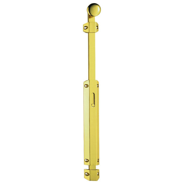 Carlisle Brass - Surface Bolt - extended 355mm - Polished Brass - AQ82EX - Choice Handles