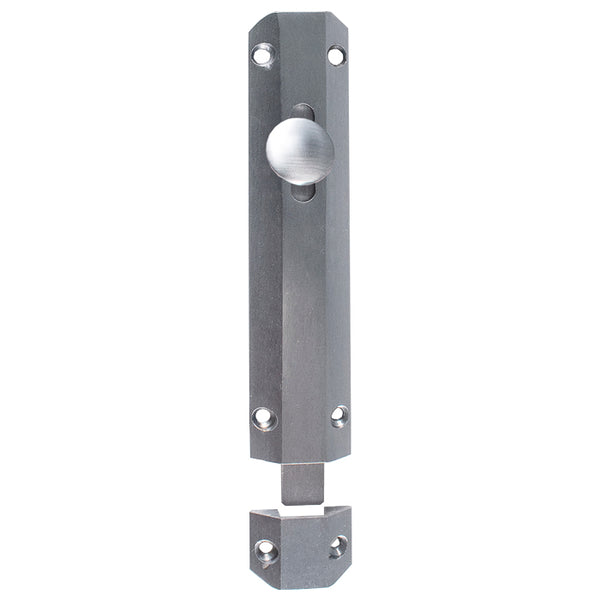 Carlisle Brass - Surface Bolt 152mm - Satin Chrome - AQ82SC - Choice Handles