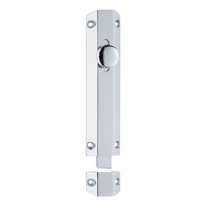 Carlisle Brass - Surface Bolt 203mm - Polished Chrome - AQ83CP - Choice Handles