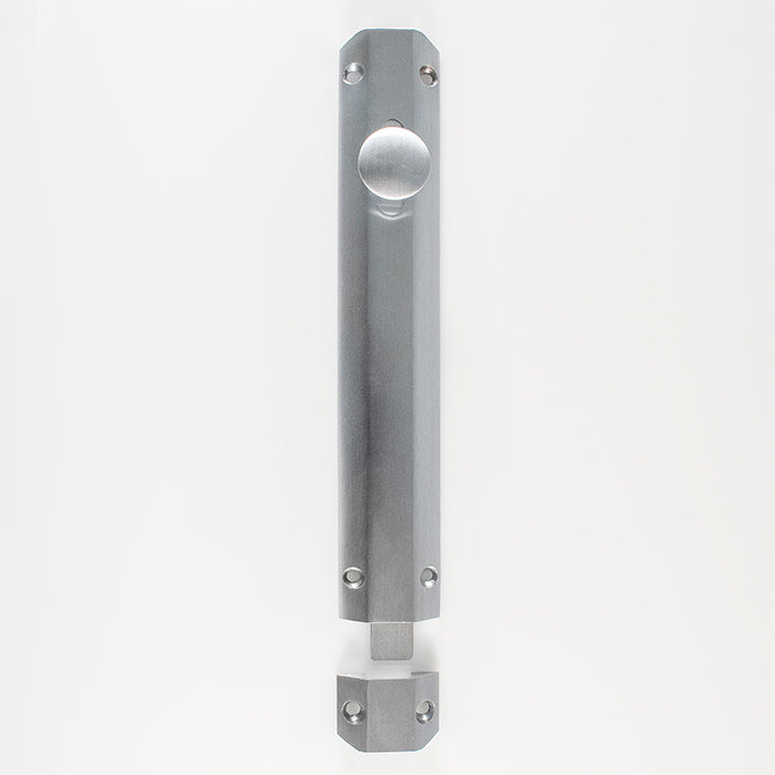 Carlisle Brass - Surface Bolt 203mm - Satin Chrome - AQ83SC - Choice Handles