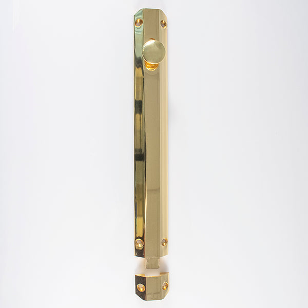 Carlisle Brass - Surface Bolt 255mm - Polished Brass - AQ84 - Choice Handles