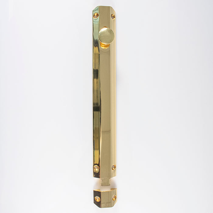 Carlisle Brass - Surface Bolt 255mm - Polished Brass - AQ84 - Choice Handles