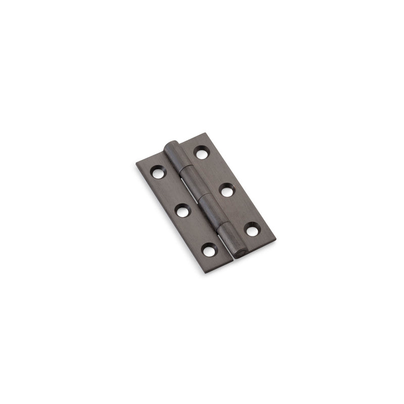 Alexander and Wilks - Heavy Pattern Solid Brass Cabinet Butt Hinge 50mm - Dark Bronze - AW050-CH-DBZ