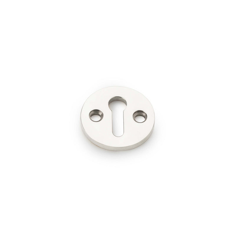 Alexander and Wilks - Standard Profile Round Escutcheon - Polished Nickel  - AW380-PN