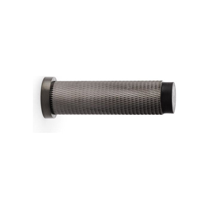 Alexander and Wilks - Brunel Knurled Door Stop - Dark Bronze PVD - AW600-75-DBZPVD