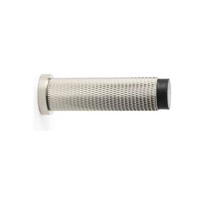 Alexander and Wilks - Brunel Knurled Door Stop - Polished Nickel PVD - AW600-75-PNPVD