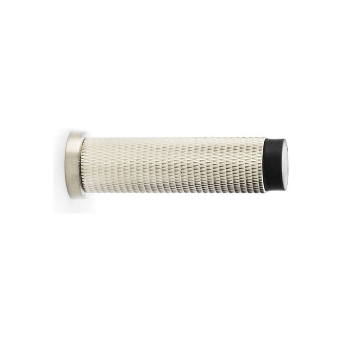 Alexander & Wilks Brunel Knurled Door Stop - Satin Nickel PVD - AW600-75-SN