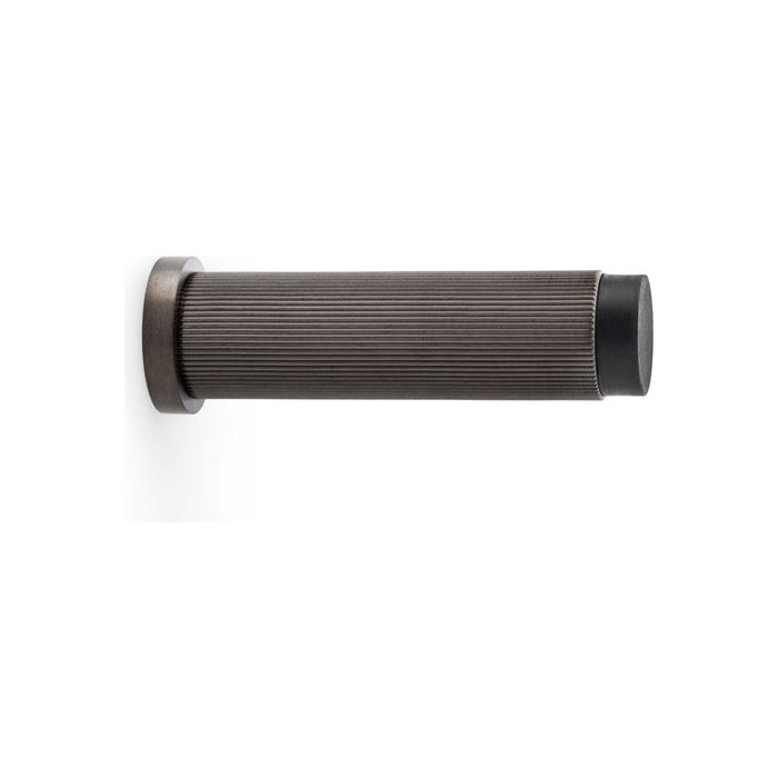 Alexander and Wilks - Reeded Projection Door Stop - Dark Bronze PVD - AW602-75-DBZPVD