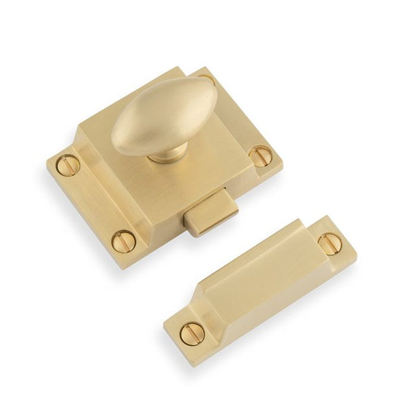 Alexander and Wilks Cupboard Latch Satin Brass Pvd - AW730SBPVD