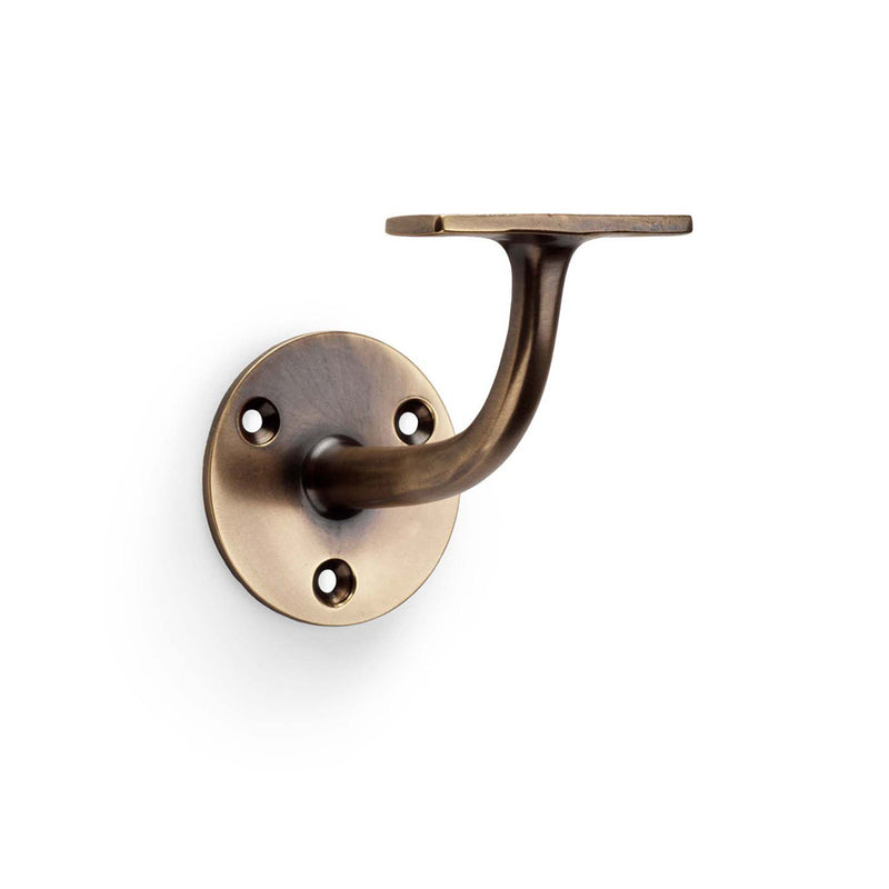 Alexander and Wilks - Architectural Handrail Bracket - Antique Brass - AW750AB