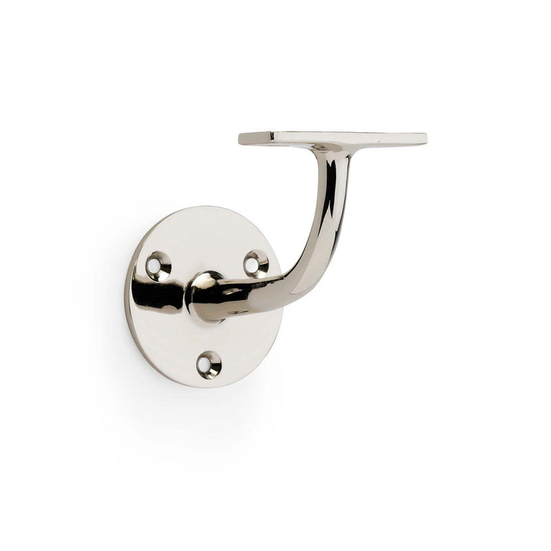 Alexander and Wilks - Architectural Handrail Bracket - Polished Nickel - AW750PN