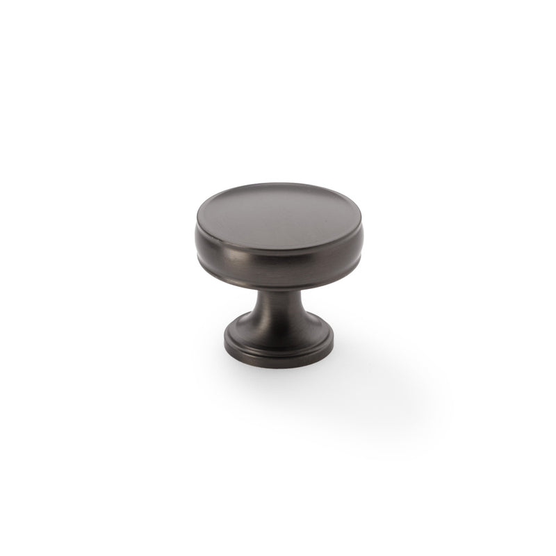 Alexander and Wilks - Lynd Cupboard Knob - Dark Bronze - 32mm - AW808-32-DBZ