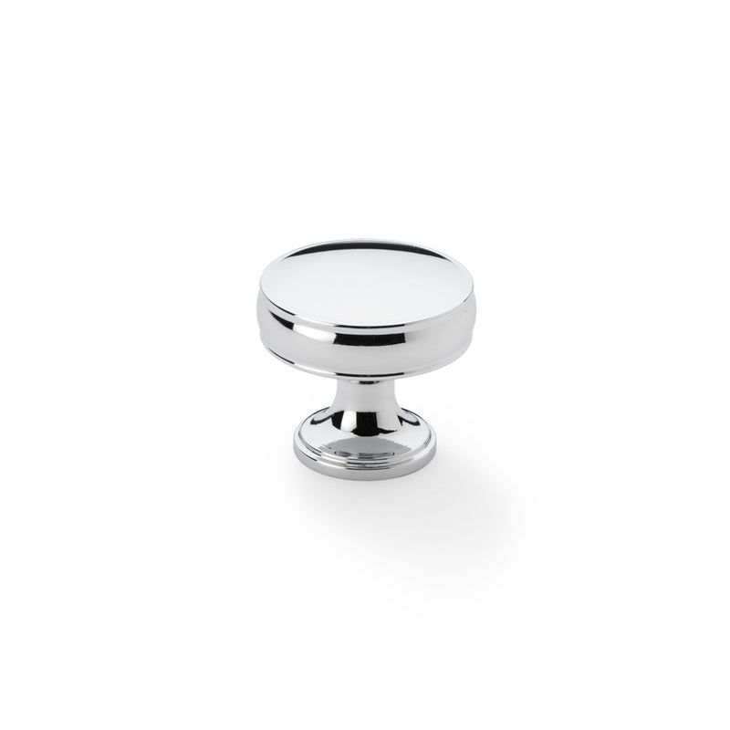 Alexander and Wilks - Lynd Cupboard Knob - Polished Chrome - 32mm - AW808-32-PC