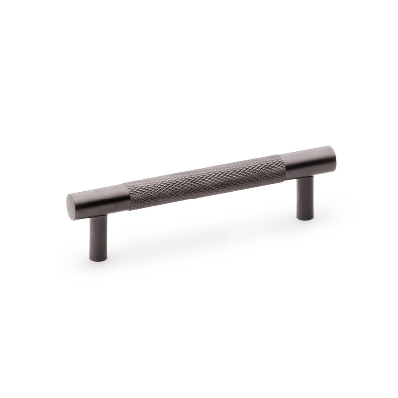 Alexander & Wilks - Brunel Knurled T-Bar Cupboard Handle - Dark Bronze PVD - Centres 96mm - AW810-96-DBZPVD