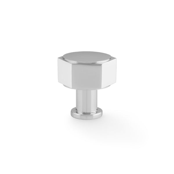 Alexander & Wilks Vesper Alexander and Wilks Hex  Cabinet Knob - Polished Chrome - AW828-33-PC