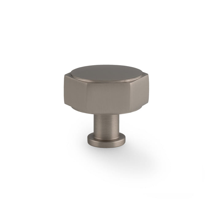 Alexander & Wilks Vesper Alexander and Wilks Hex  Cabinet Knob - Dark Bronze - AW828-40-DBZ