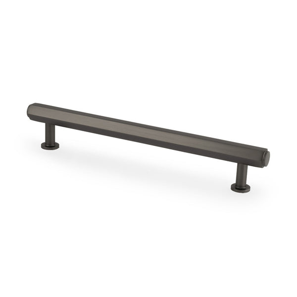 Alexander & Wilks Vesper Alexander and Wilks Hex  T-Bar Cabinet Pull-Dark Bronze-160mm C/C - AW830-160-DBZ