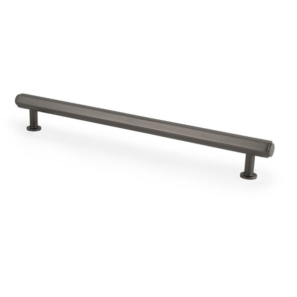 Alexander & Wilks Vesper Alexander and Wilks Hex  T-Bar Cabinet Pull-Dark Bronze-224mm C/C - AW830-224-DBZ