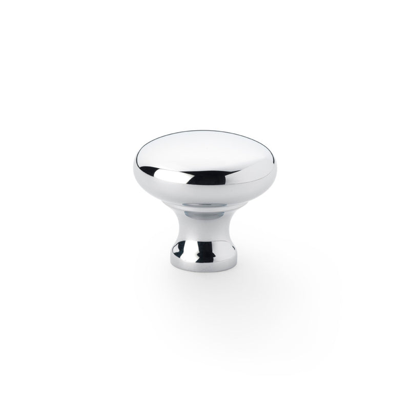 Alexander and Wilks  - Wade Round Cupboard Knob - Polished Chrome - 32mm - AW836-32-PC