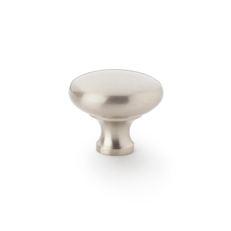 Alexander and Wilks  - Wade Round Cupboard Knob - Satin Nickel - 38mm - AW836-38-SN