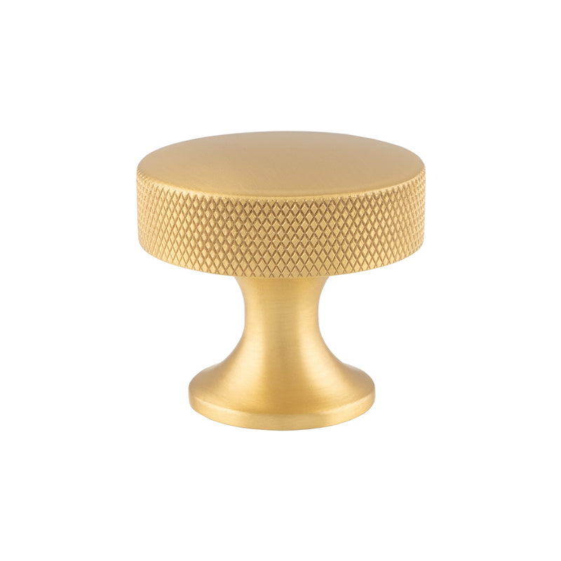 Alexander & Wilks Berlin Alexander and Wilks Cupboard Knob - Satin Brass - 38mm - AW841-38-SB