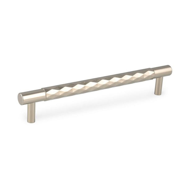 Alexander & Wilks Diamond Cut Cabinet Pull - 160mm C/C - Polished Nickel Pvd - AW846-160-PNPVD