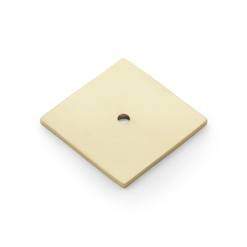 Alexander and Wilks - Bullion Square Backplate - Satin Brass PVD - AW894-45-SBPVD