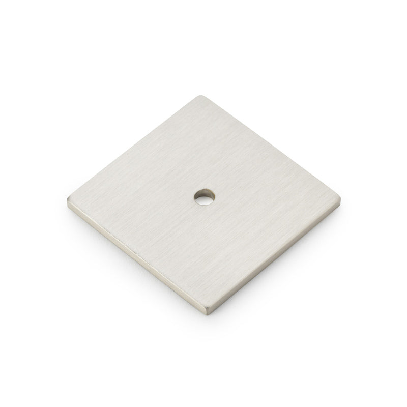 Alexander and Wilks - Bullion Square Backplate - Satin Nickel - AW894-45-SN