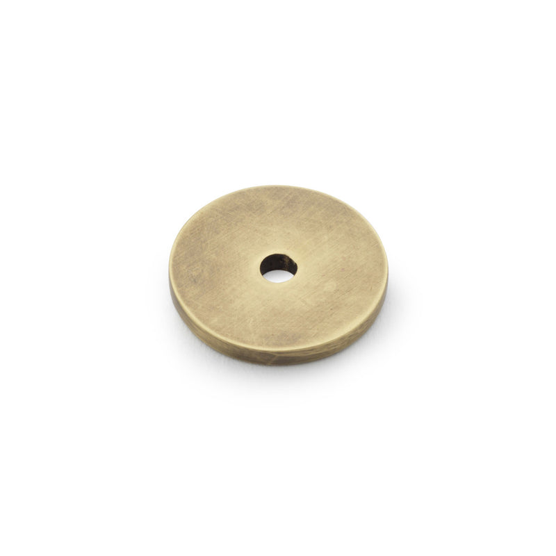 Alexander and Wilks - Circular Backplate - Antique Bronze - Diameter 25mm - AW895-25-ABZ