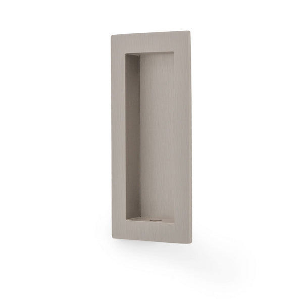 Alexander & Wilks Rectangular Flush Pull - 100X45mm - Satin Nickel - AW911-100-SN